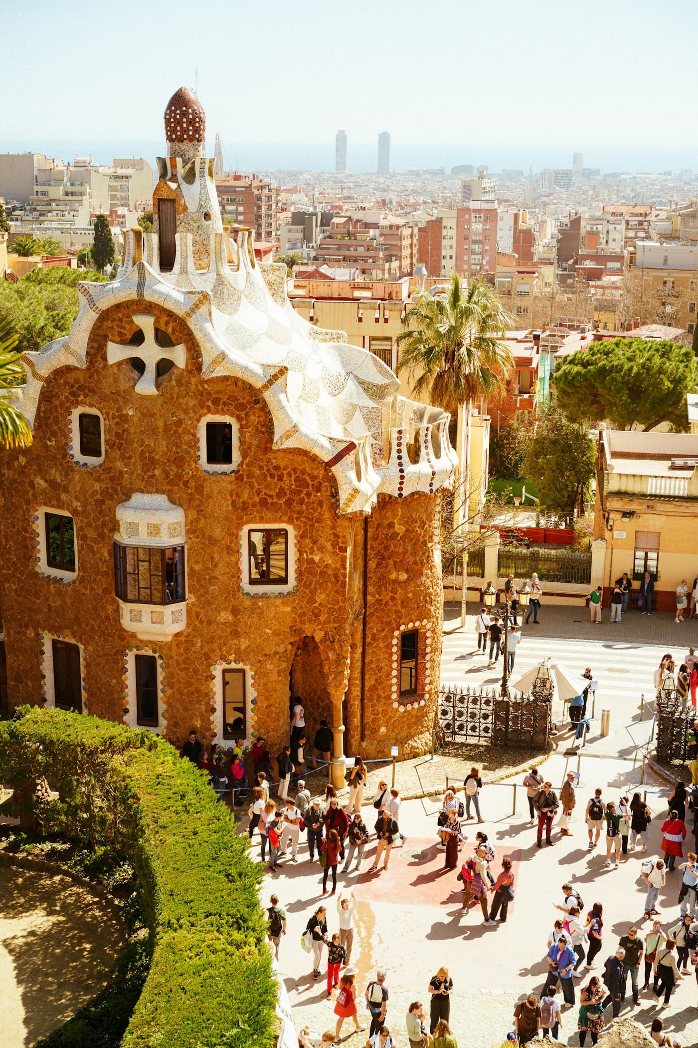Park Güell overlooking Barcelona